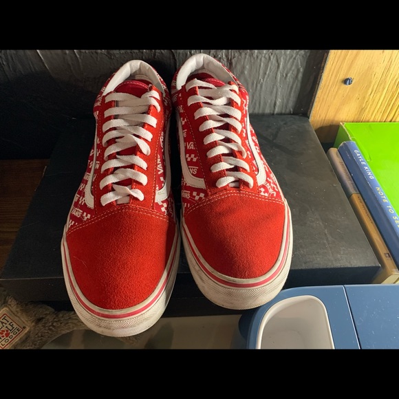 Red checkered vans - Picture 3 of 7